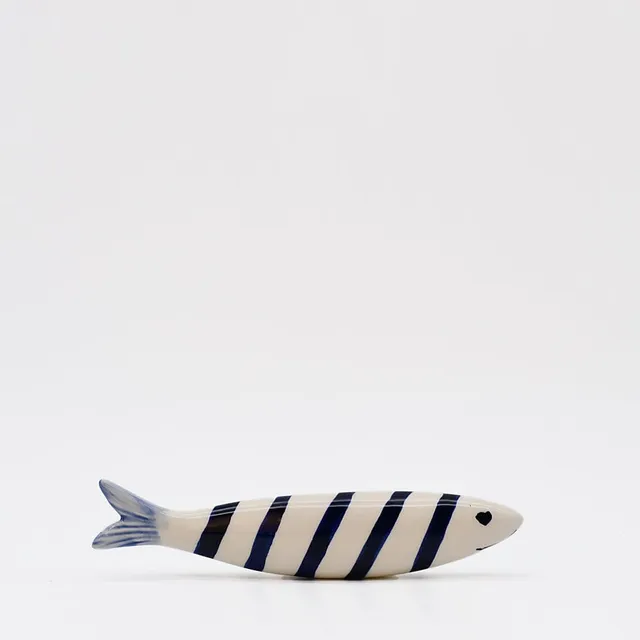 luisa-paix-o-sardine-souriante-en-c-ramique-bleue-19-cm image 1