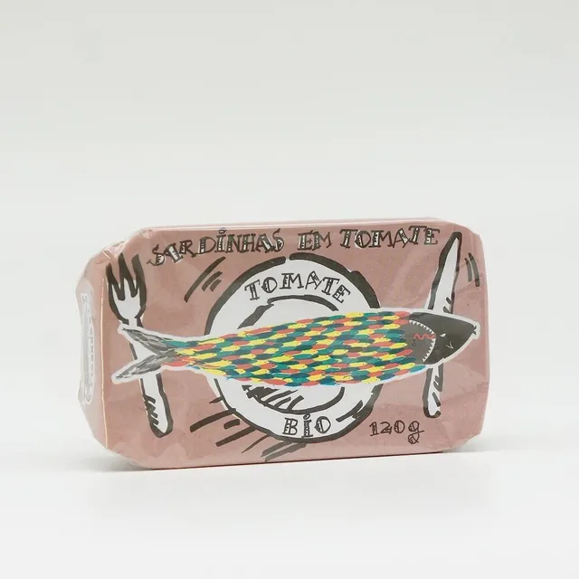luisa-paix-o-sardines-huile-olive-bio-tomate-120g-conserve image 1