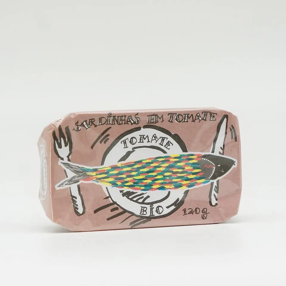 luisa-paix-o-sardines-huile-olive-bio-tomate-120g-conserve image 1