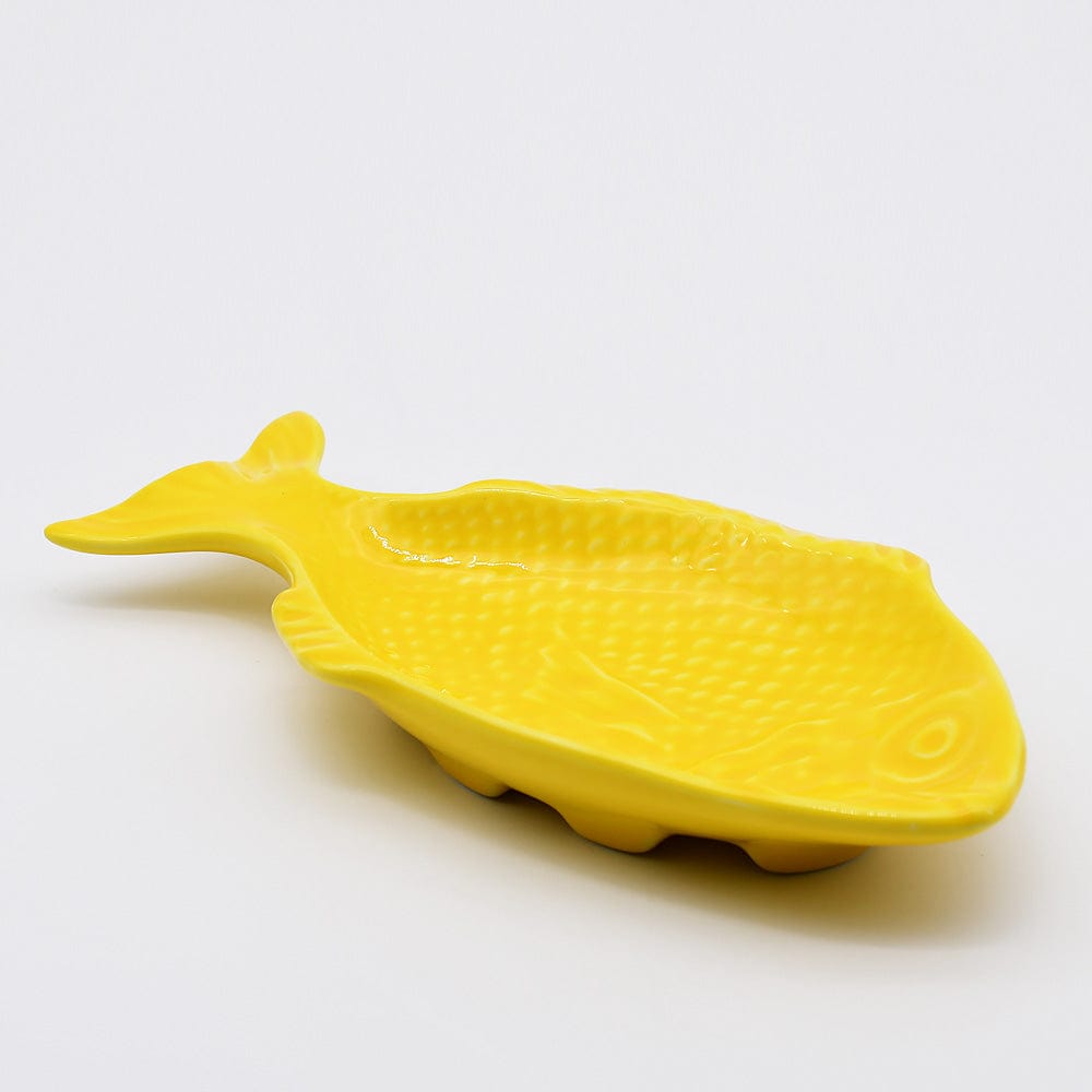 luisa-paix-o-vaisselle-plat-poisson-25cm-jaune-c-ramique image 3
