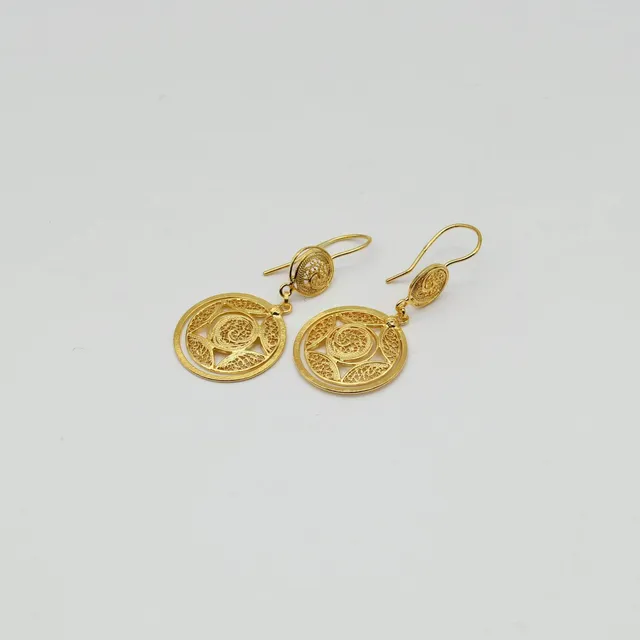 luisa-paix-o-boucles-d-oreille-filigrane-argent-dor-2-5-cm image 1