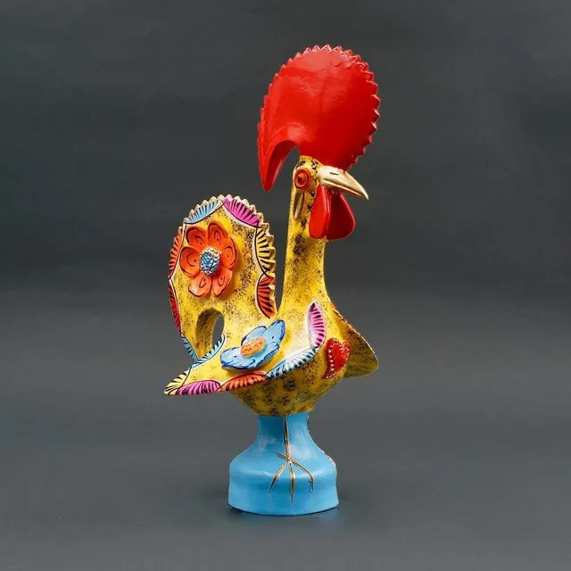 luisa-paix-o-prazeres-c-ta-coq-de-barcelos-25-cm-figurine-jaune image 1