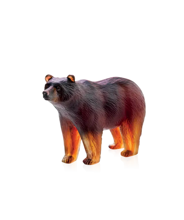 daum-ours-sculpture-cristal-univers-animalier image 1