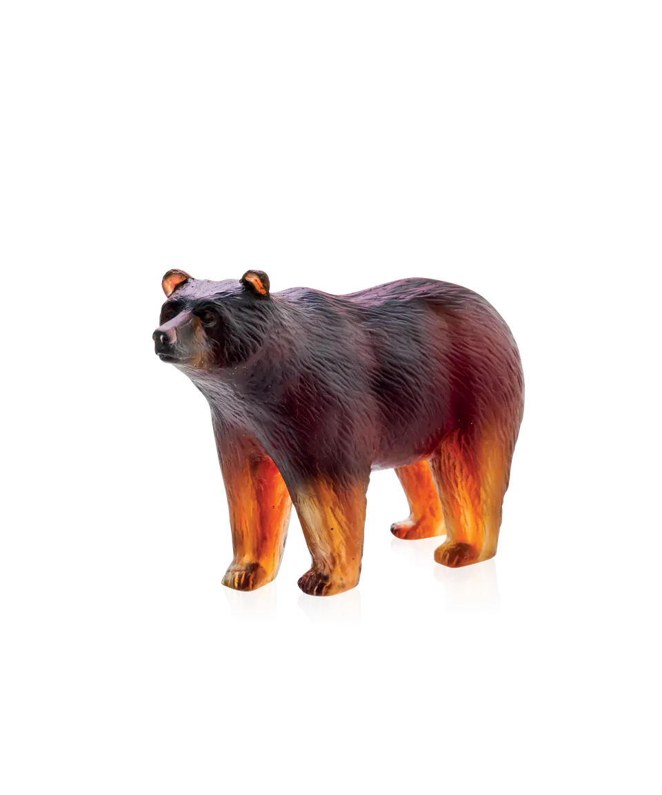 daum-ours-sculpture-cristal-univers-animalier image 1