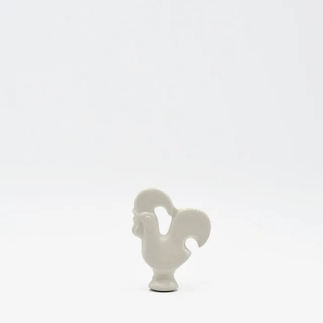 luisa-paix-o-magnet-c-ramique-galo-de-barcelos-blanc-9cm image 1