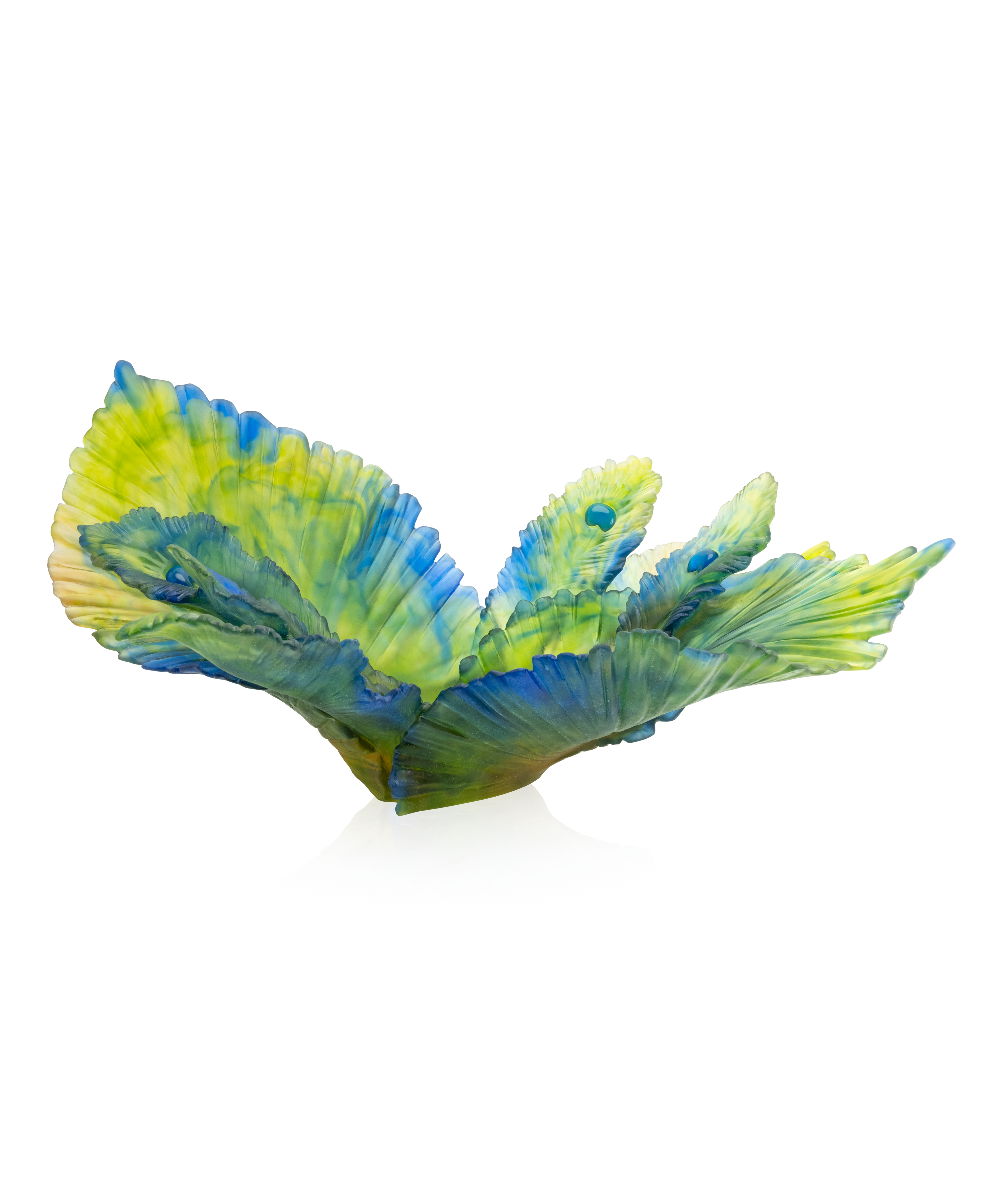 daum-fleur-de-paon-centre-de-table-cristal-99ex image 1