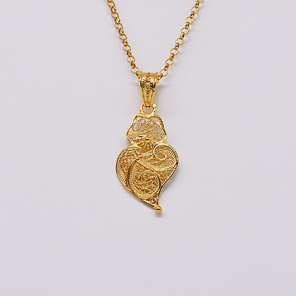 luisa-paix-o-cora-o-de-viana-pendentif-argent-dor-3cm image 2