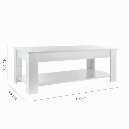 baroni-tavoli-table-basse-blanche-120x60x45cm-tag-re image 8