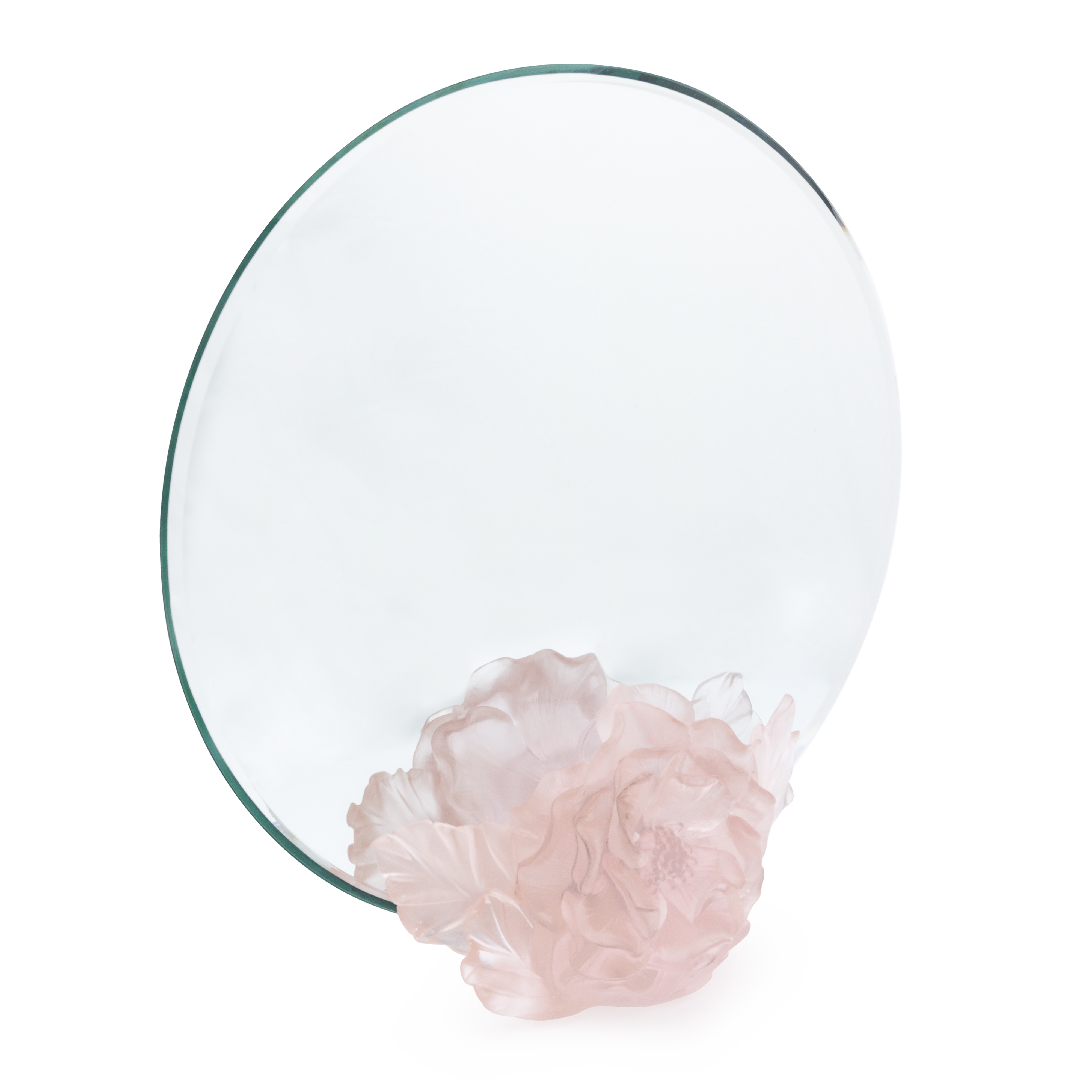 daum-camelia-miroir-rose-d-coration-cristal-p-te-de-verre image 1