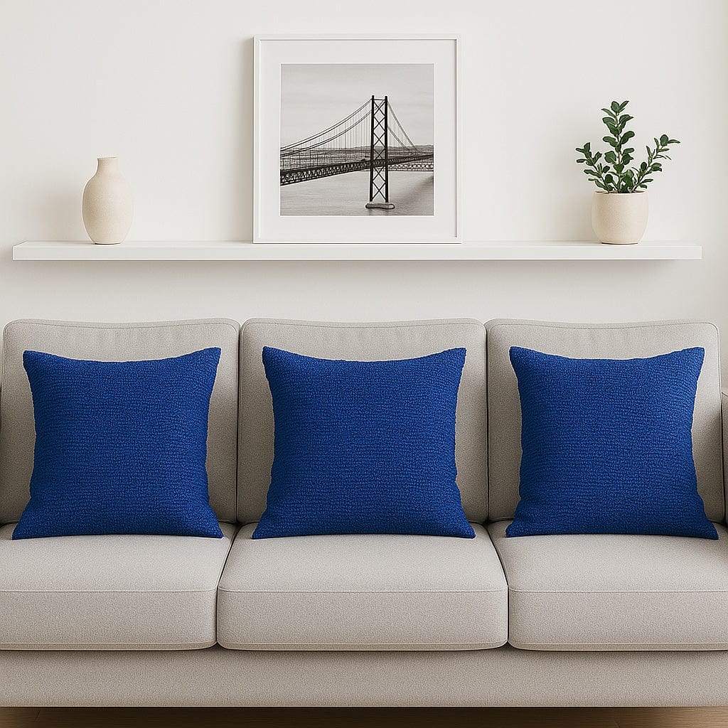 housse-coussin-artisanale-60x60-bleu-dur-lavable image 2