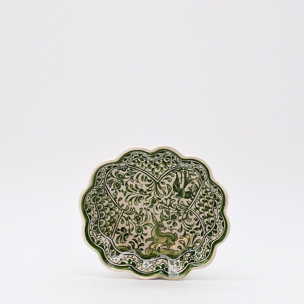 luisa-paix-o-saladier-c-ramique-coimbra-16cm-vert-fait-main image 1