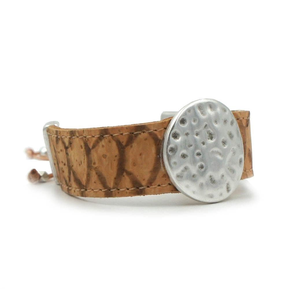 luisa-paix-o-bracelet-li-ge-beige-1-5cm-martel image 2