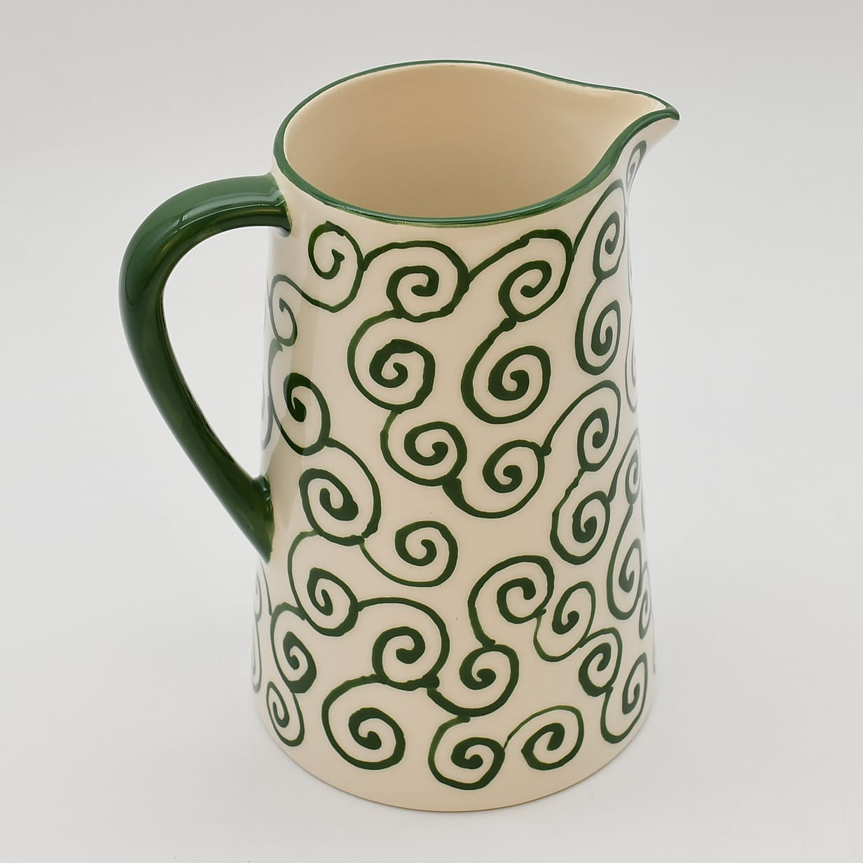 luisa-paix-o-redemoinho-carafe-c-ramique-1-l-vert-spirale image 4