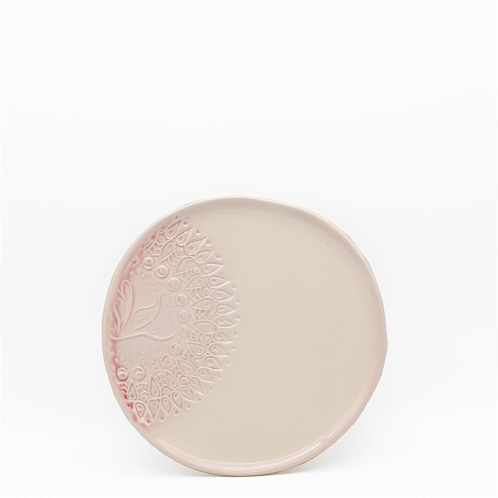 luisa-paix-o-estrela-do-mar-assiette-c-ramique-rose-20-cm image 1