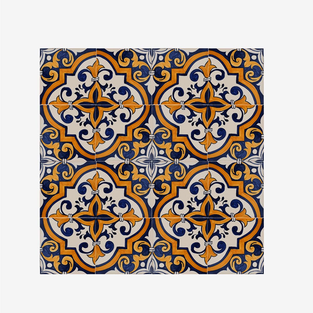 luisa-paix-o-azulejo-padr-o-carreau-15x15cm-peint-main image 3