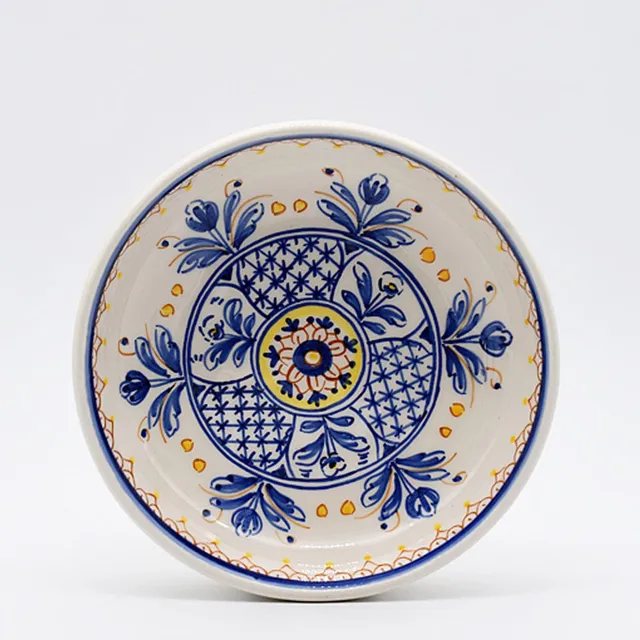 luisa-paix-o-tradicional-assiette-c-ramique-27-cm-peinte-main image 1