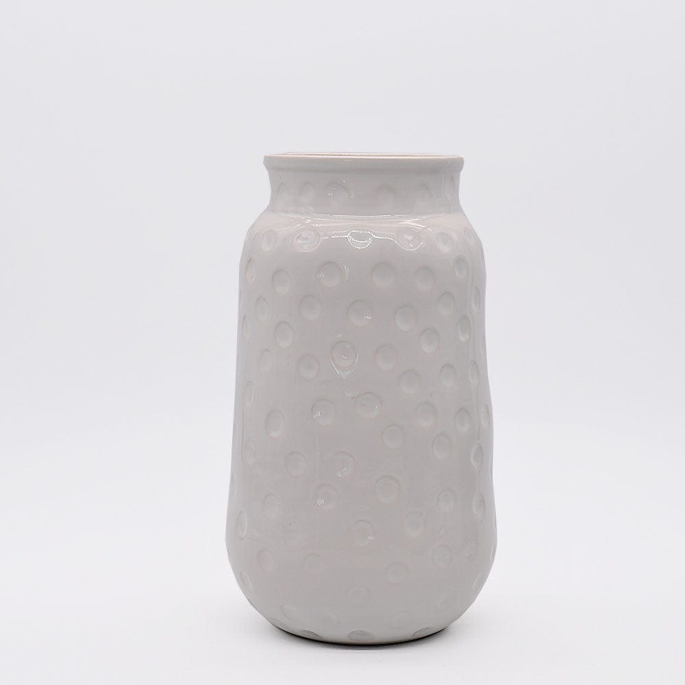 luisa-paix-o-vase-c-ramique-blanc-fait-main-24cm image 1
