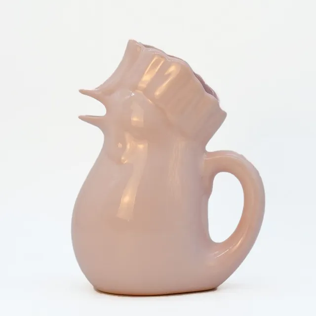 luisa-paix-o-vaisselle-portugaise-carafe-coq-c-ramique-rose-1l image 1