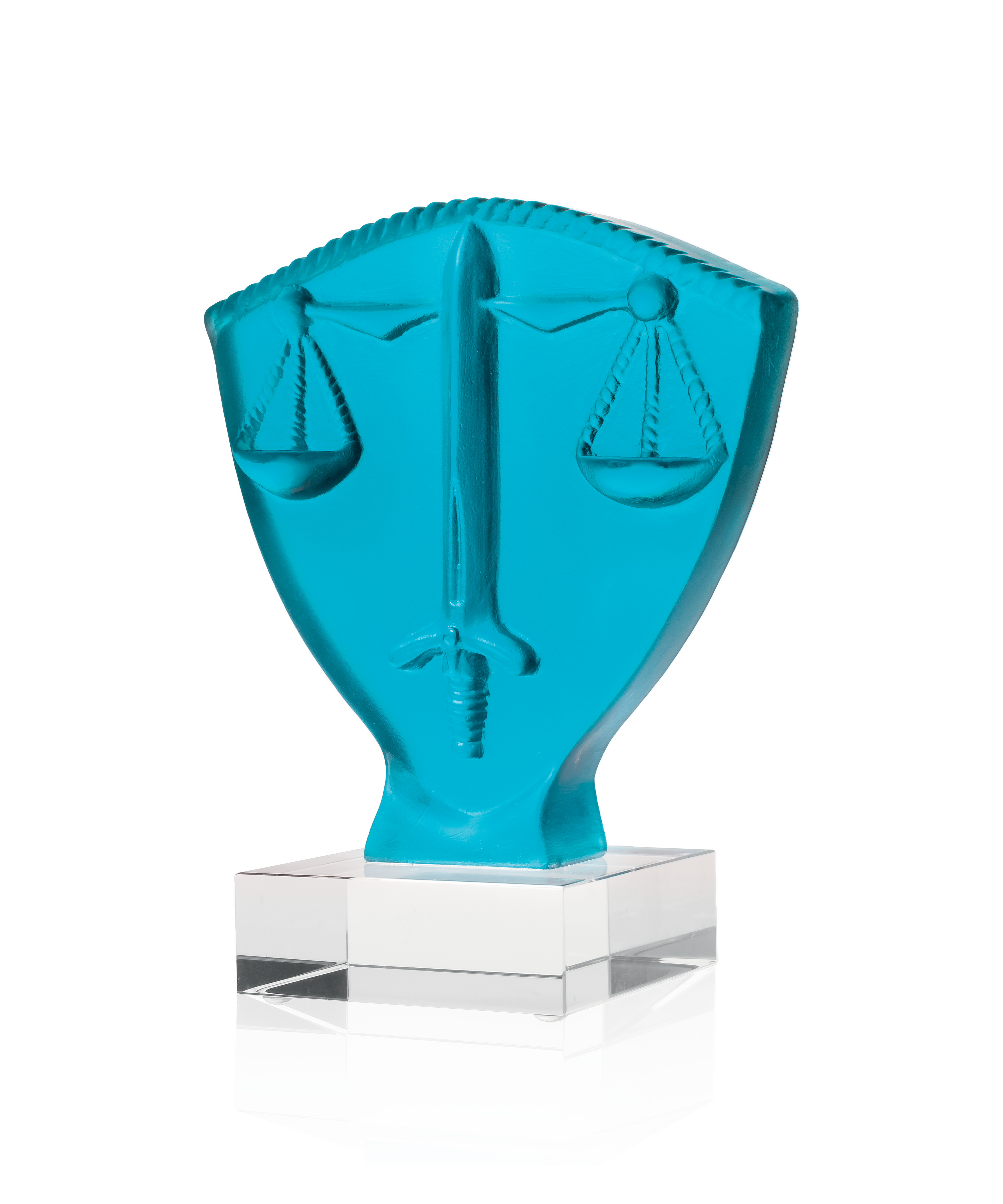 daum-art-cristal-symbole-justice-objet-d-coration-cristal image 1