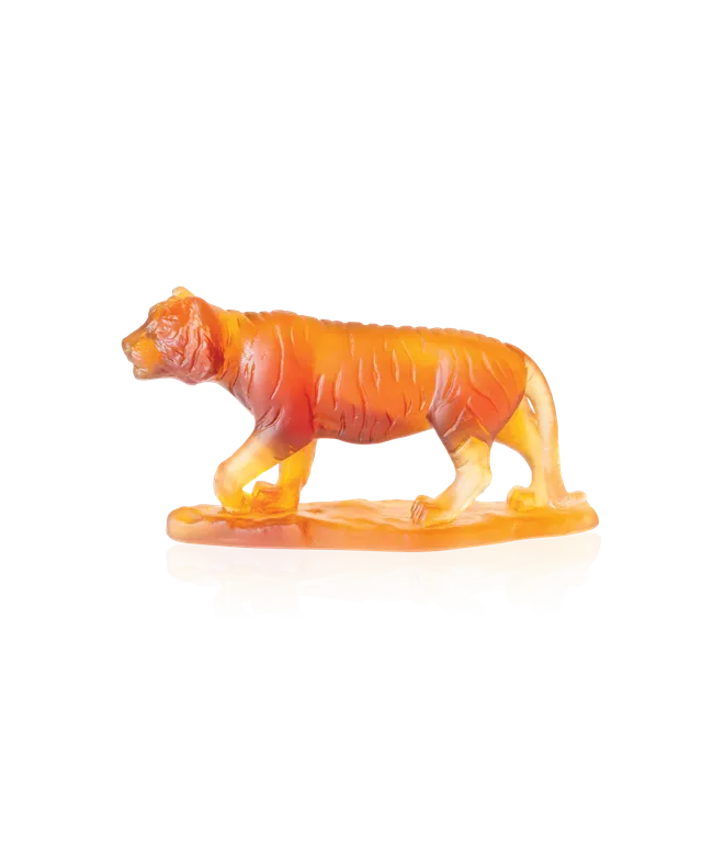 daum-tigre-sculpture-petit-mod-le-ambre image 1