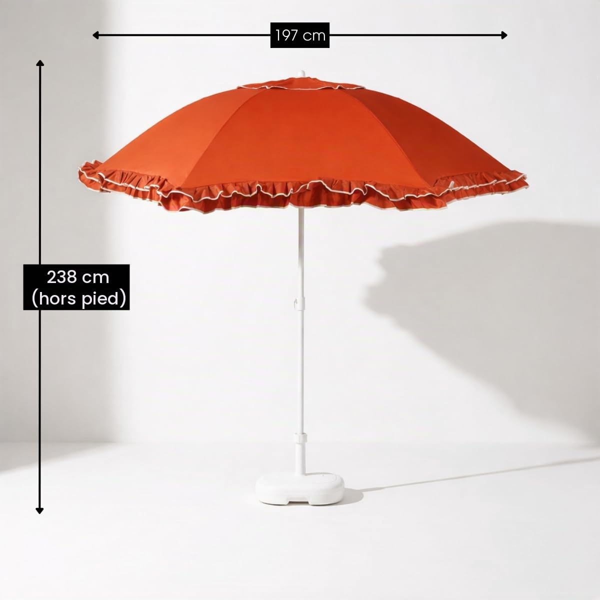 mica-decorations-parasol-inclinable-ray-jaune-rose-195-cm image 2