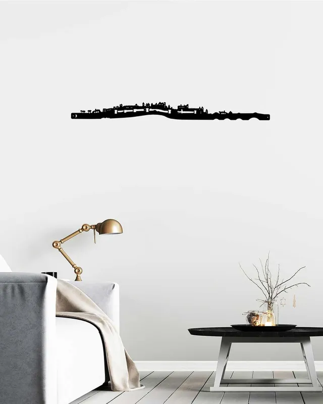 je-suis-art-skylines-france-skyline-carcassonne-silhouette-m-tal image 1
