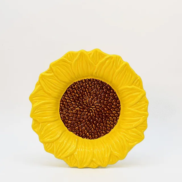 luisa-paix-o-vaisselle-portugaise-tournesol-assiette-25-cm image 1