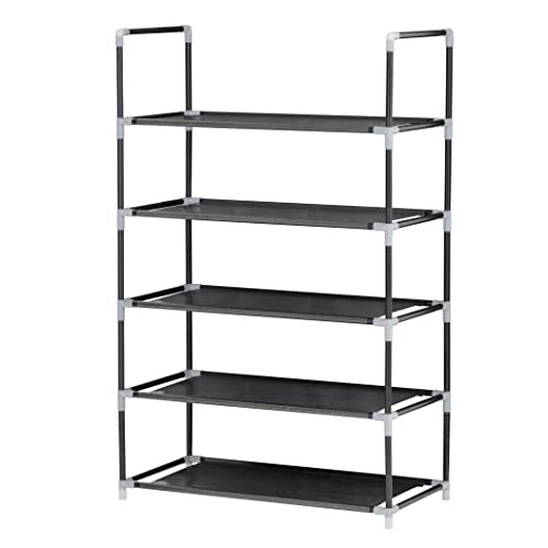 baroni-home-organizzazione-meuble-chaussures-5-tag-res-tissu image 8