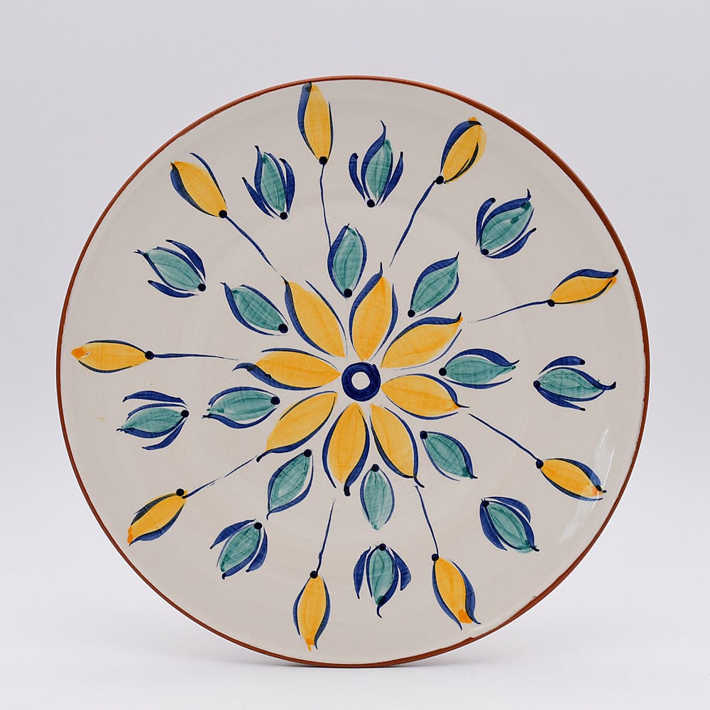 luisa-paix-o-vaisselle-portugaise-assiette-terre-cuite-28-cm-jaune image 1