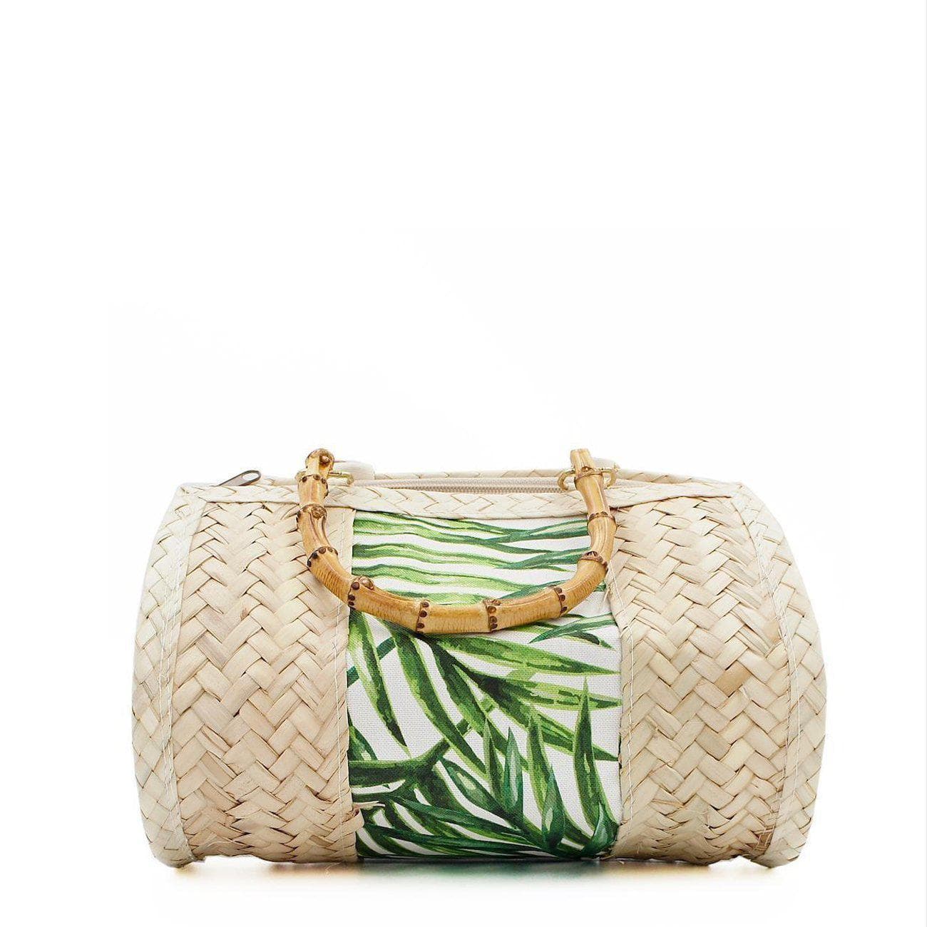 luisa-paix-o-accessoires-sac-paille-tress-e-anses-bambou-27cm image 1