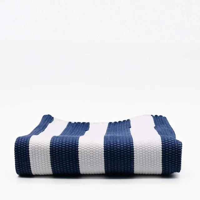 luisa-paix-o-tapis-coton-ray-bleu-100x50-fait-main image 1