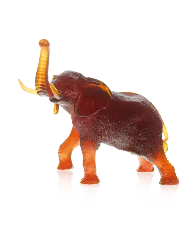 daum-univers-animalier-el-phant-grand-mod-le-ambre-leroy image 1