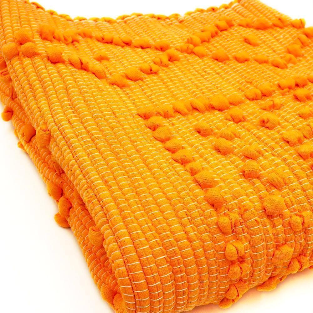 luisa-paix-o-tapis-coton-100x50-cm-orange-linge-maison image 4