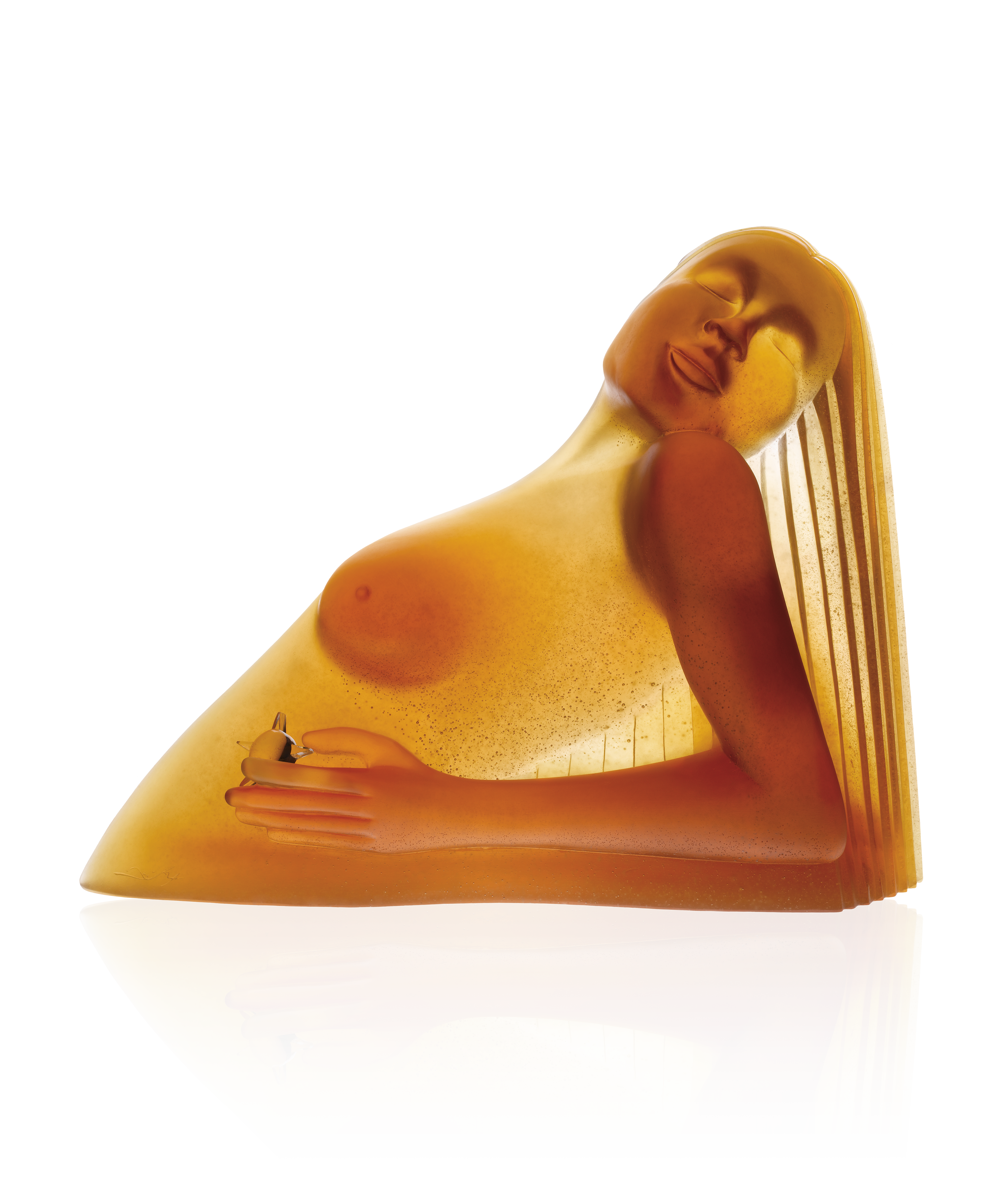 daum-art-cristal-le-soleil-dan-dailey-sculpture-f-minine-195ex image 1