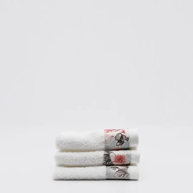luisa-paix-o-essuie-mains-coton-rose-lot-de-3 image 1