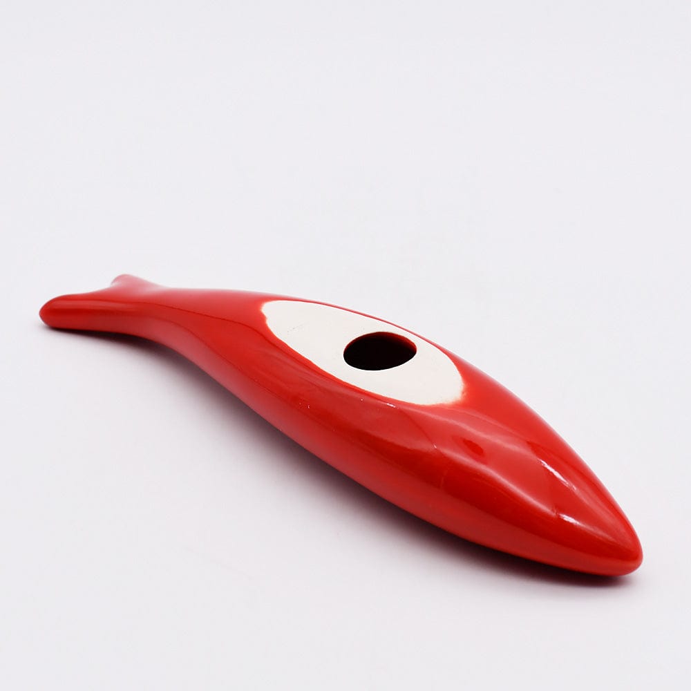 luisa-paix-o-sardine-lisse-en-c-ramique-rouge-20-cm image 3