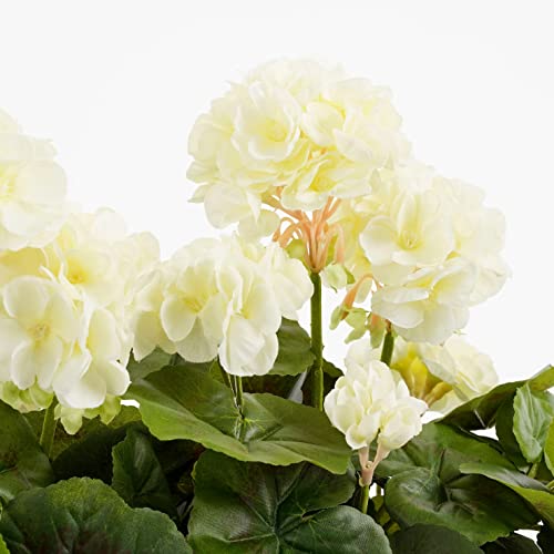 mica-decorations-g-ranium-plante-artificielle-blanc-29-cm-terre-cuite image 5