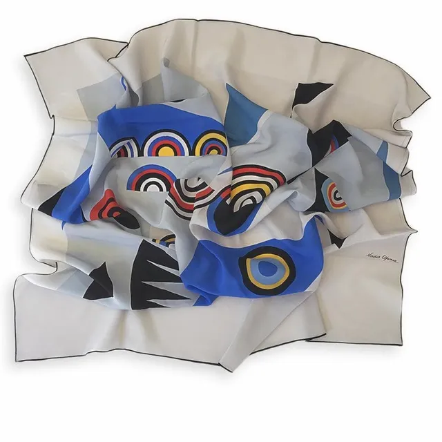 luisa-paix-o-nadir-afonso-foulard-soie-conchas-90-cm image 1