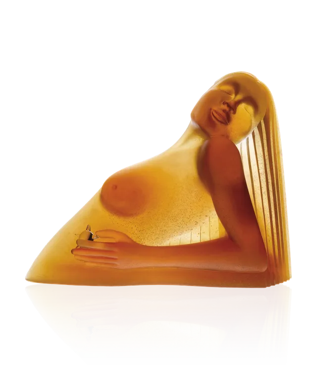 daum-art-cristal-le-soleil-dan-dailey-sculpture-f-minine-195ex image 1