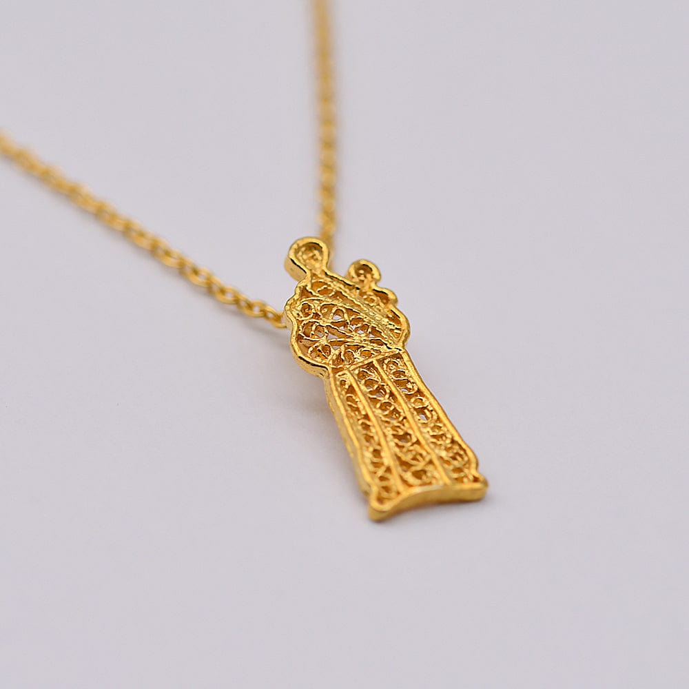 luisa-paix-o-bijoux-collier-santo-ant-nio-argent-dor-filigrane image 2