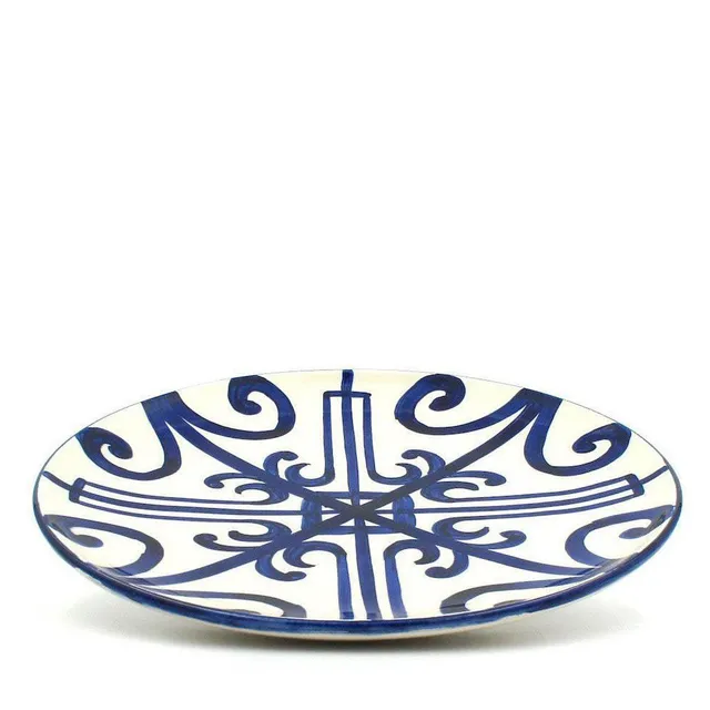 luisa-paix-o-sado-grande-assiette-27cm-azulejos-peinte-main image 1