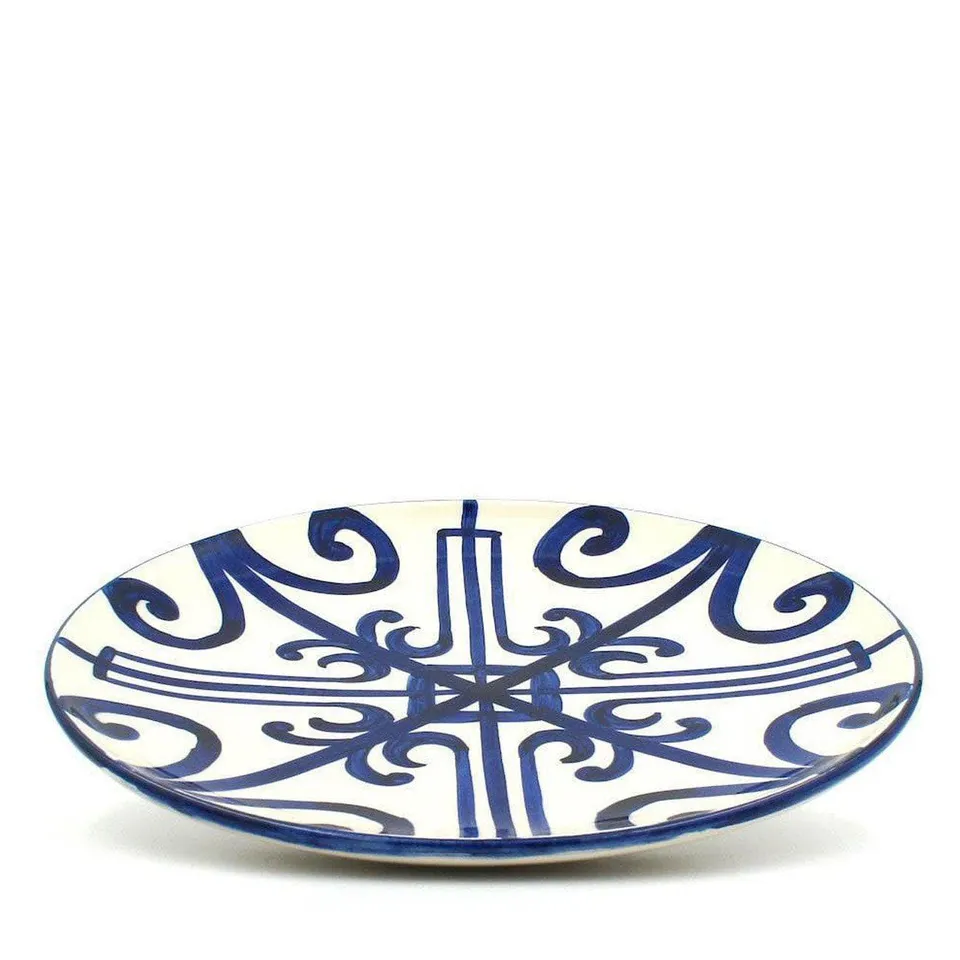 luisa-paix-o-sado-grande-assiette-27cm-azulejos-peinte-main image 1