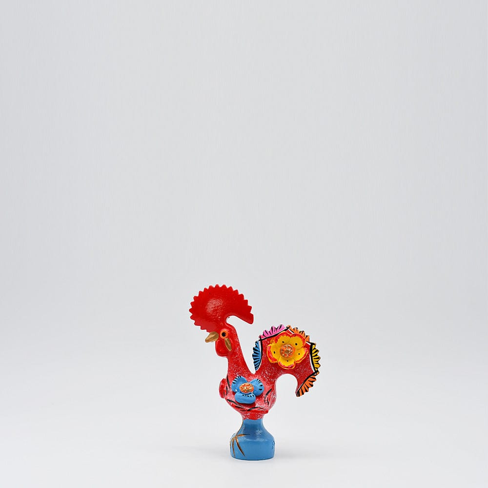 prazeres-c-ta-coq-de-barcelos-figurine-rouge-15-cm image 2