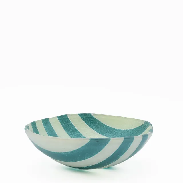 luisa-paix-o-marinha-grande-saladier-verre-turquoise-20cm image 1