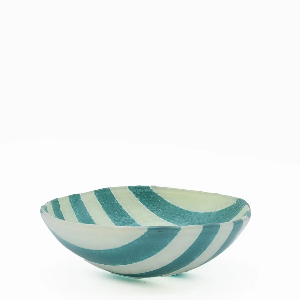 luisa-paix-o-marinha-grande-saladier-verre-turquoise-20cm image 1