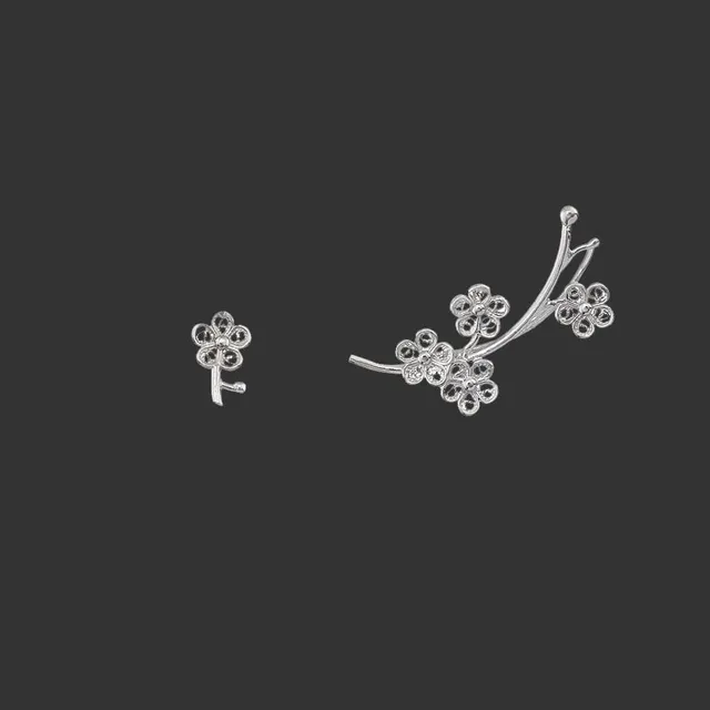 luisa-paix-o-bijoux-du-portugal-flores-i-boucles-doreille-argent-925 image 1