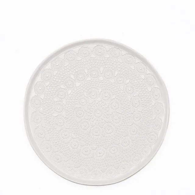 luisa-paix-o-flores-assiette-blanche-27-cm image 1