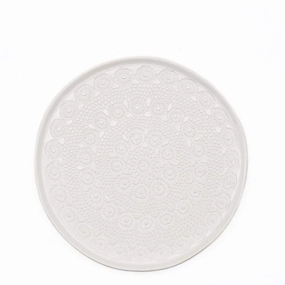 luisa-paix-o-flores-assiette-blanche-27-cm image 1