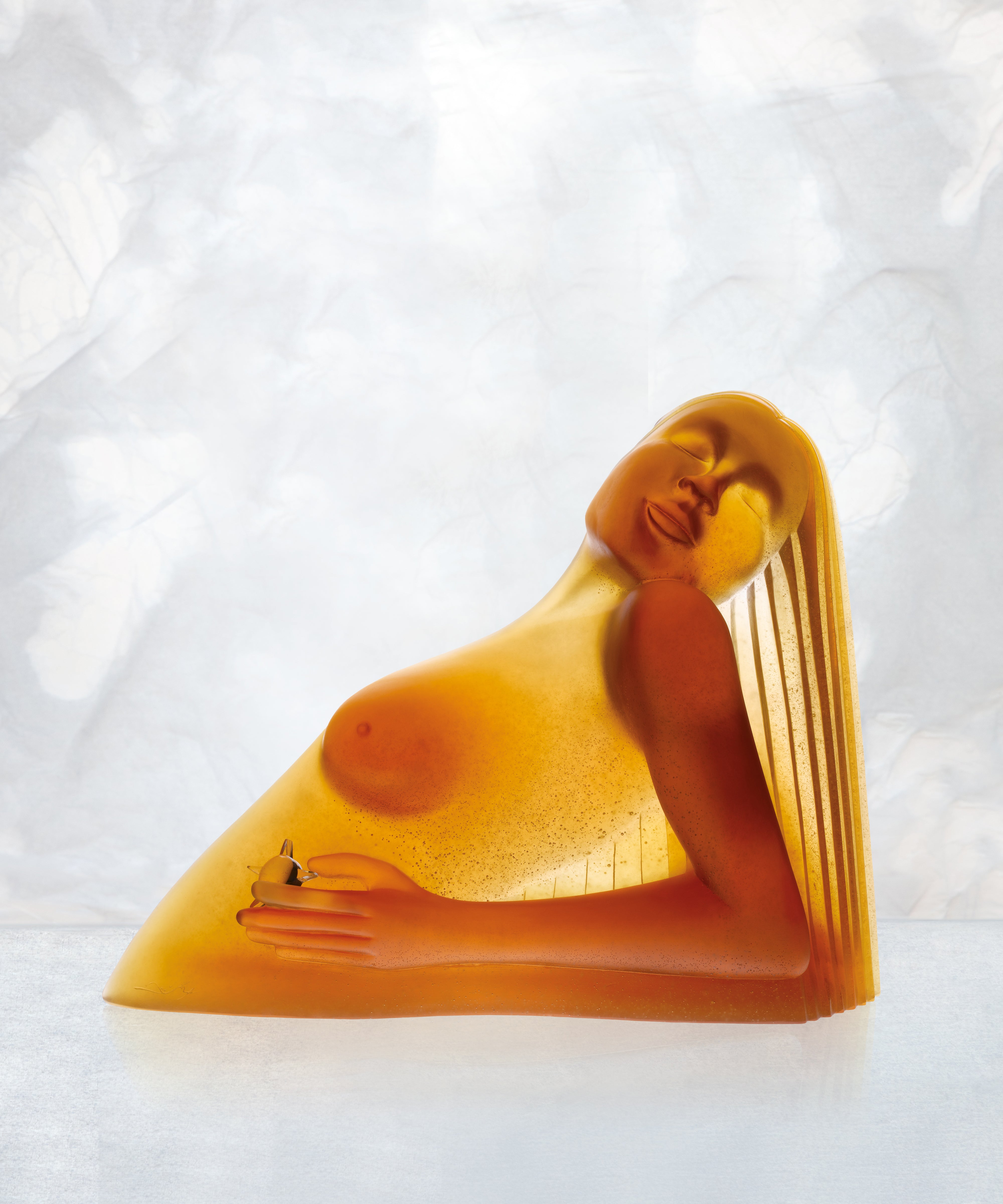 daum-art-cristal-le-soleil-dan-dailey-sculpture-f-minine-195ex image 2