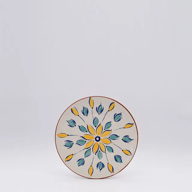 luisa-paix-o-vaisselle-assiette-terre-cuite-15cm-jaune image 1